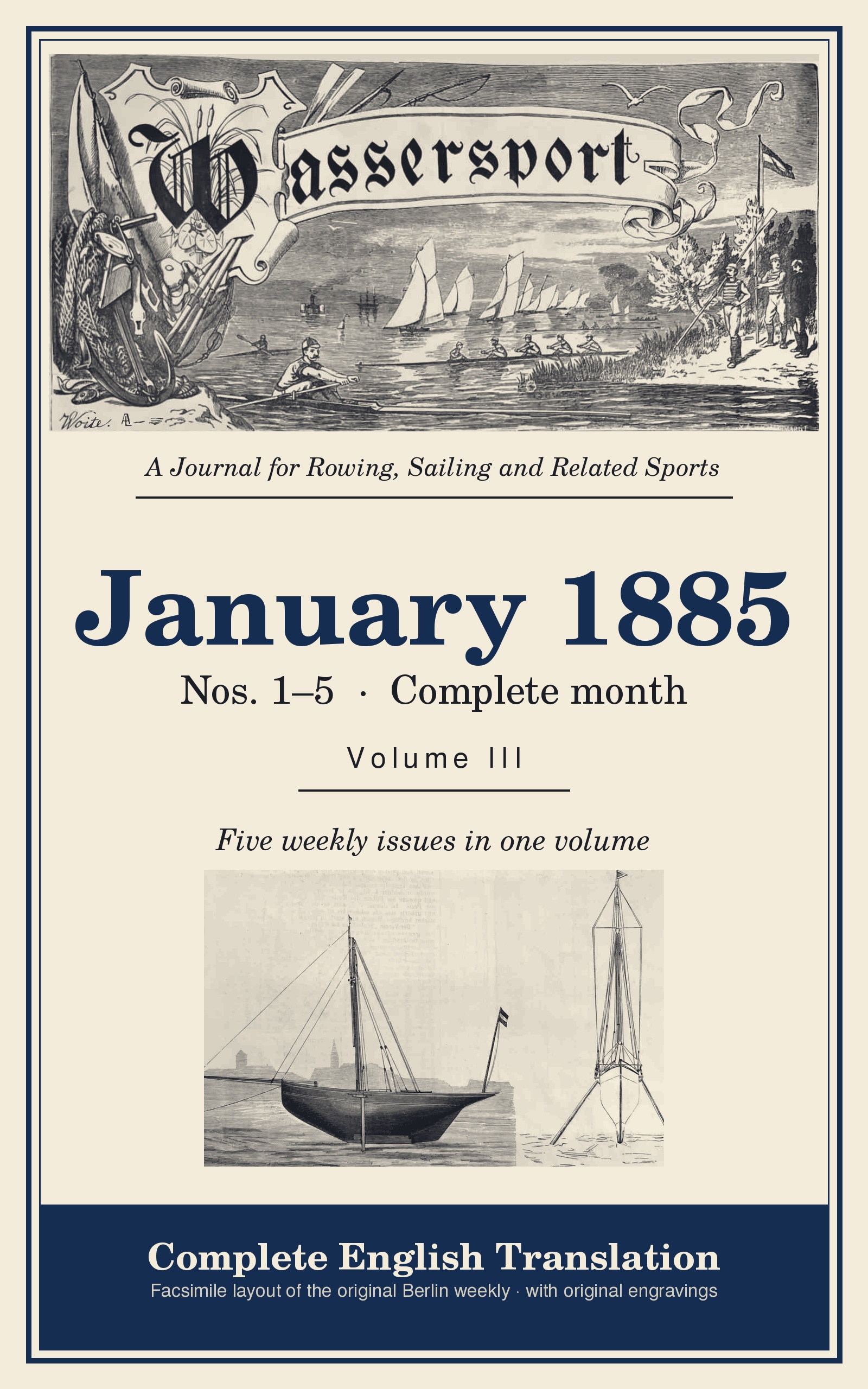 Wassersport 1885 — January 1885 · Nos. 1–5 · Complete month